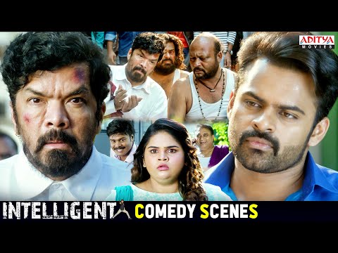 "Intelligent" Movie Comedy Scenes | Hindi Dubbed Movie | Sai Dharam Tej, Lavanya Tripati |Thaman