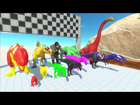 Hunting Found Jurassic world evolution 2: T-rex, Spinosaurus, Velociraptor, Carnotaurus Race