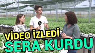 Video İzledi SERA KURDU! / İki Kardeşin DESTEK ALMADAN Topraksız Tarım Yapmaya B