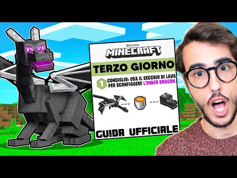 COMPLETIAMO MINECRAFT GRAZIE ALLA GUIDA UFFICIALE DELLA MOJANG!
