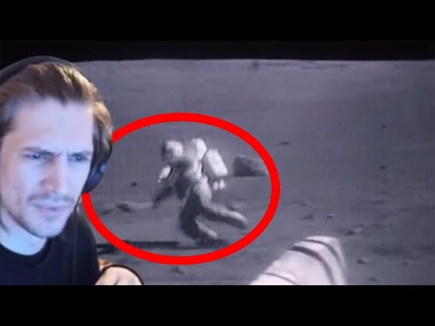 xQc Reacts to Dark Footage - Astronauts Falling on the Moon