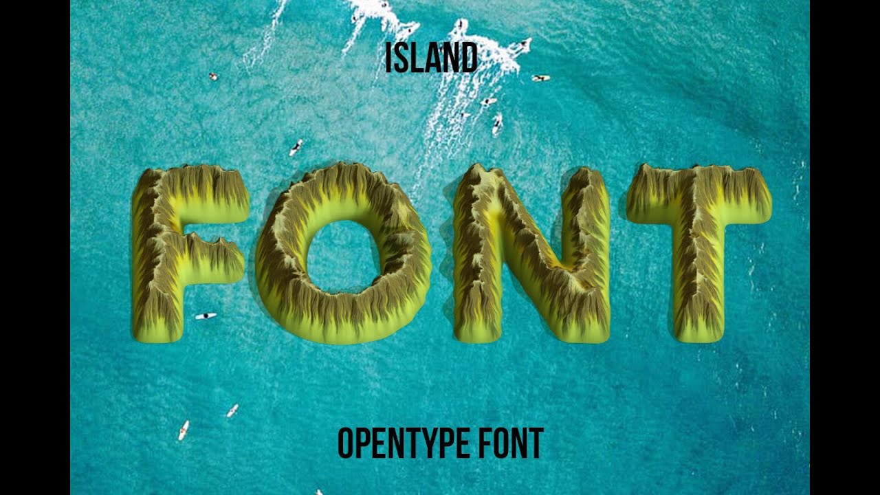 Island Svg Font Download