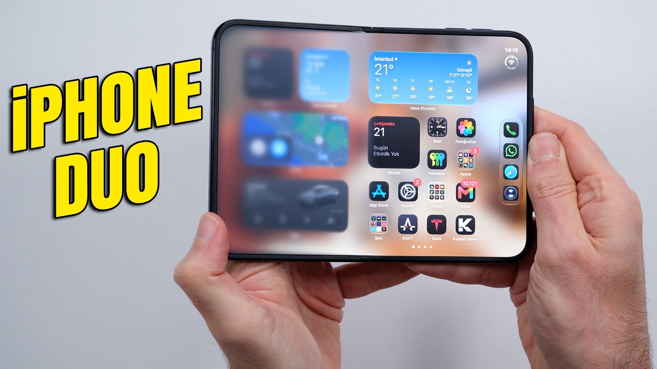 Zamanı geldi | ilk katlanır ekranlı iPhone, DUO karşınızda!