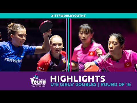 Kodet/Stoica vs Yuen/Yeung | U15 GD - R16 | #ITTFWorldYouths 2025