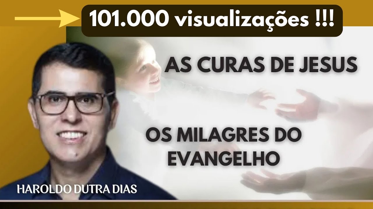 Haroldo Dutra Dias 🤍 THE HEALINGS OF JESUS ​​- THE MIRACLES OF THE GOSPEL #mensagensdobem