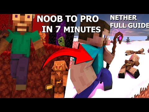 Level Zero Gaming - Minecraft Nether Guide: From Noob to Pro | Ultimate Nether Tutorial 2023