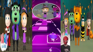 Aram Sam Sam It's Halloween Tiles Hop MK Puzzle