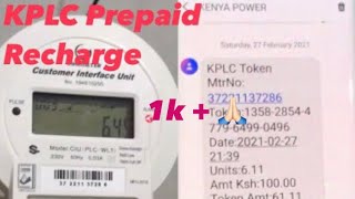 KPLC Prepaid Meter Recharge #How to Buy KPLC Tokens Through M-Pesa #Kenya Power Light Company