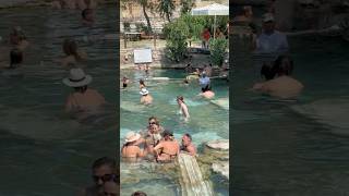 ☀️Pamukkale Turkey  Wonder Of The Nature -Best Of Day?️ #pamukkale #cleopatra #summervibes