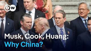 What are tech CEOs seeking in China with Trump? | DW News