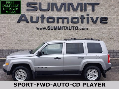 2015 JEEP PATRIOT SPORT FWD IN BILLET SILVER WALK AROUND REVIEW 20J82A SOLD! www.SUMMITAUTO.com