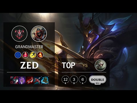 Zed Top vs Camille - EUW Grandmaster Patch 10.21