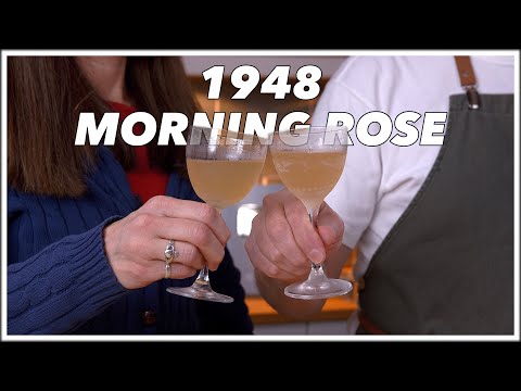1948 Morning Rose Cocktail Recipe - Cocktails After Dark
