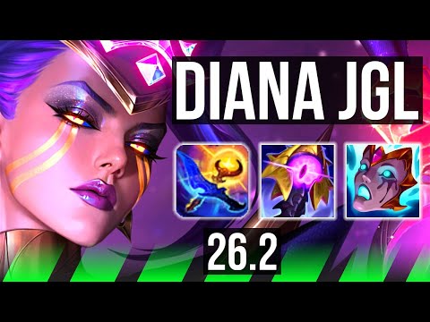 DIANA vs JAX (JGL) | 40K damage | EUW Master | 26.2