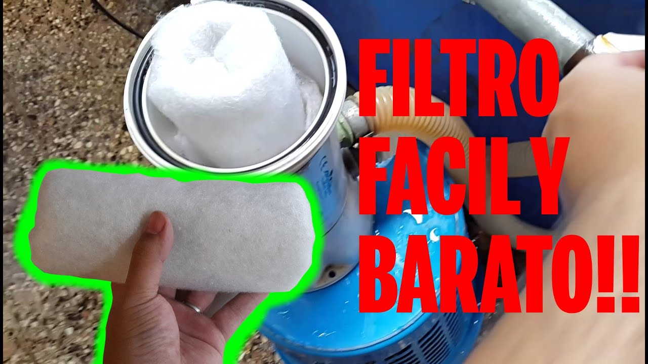 Como hacer un filtro tipo INTEX casero, sencillo y barato