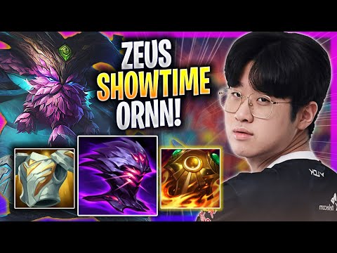 ZEUS SHOWTIME WITH ORNN! - T1 Zeus Plays Ornn TOP vs Malphite! | Season 2023
