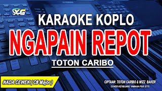 Download lagu NGAPAIN REPOT - Karaoke Koplo Nada Wanita ( TOTON CARIBO ) mp3