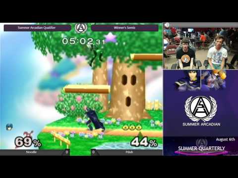 Pdub (Sheik) vs Noodle (Marth) - ASH@WIT Melee Summer Arcadian Winner's Semis