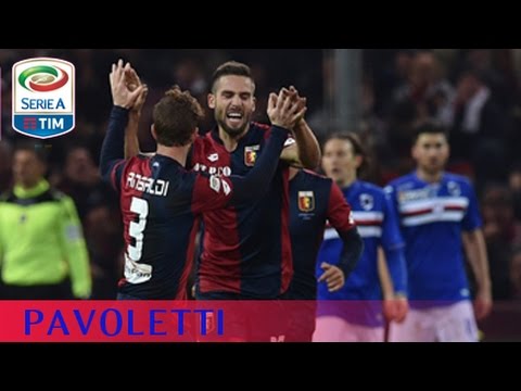 Il gol di Pavoletti (69') - Genoa-Sampdoria 2-3 - Giornata 18 - Serie A TIM 2015/16