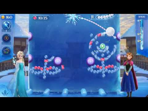 Frozen Free Fall: Icy Shot Level 11 - NO BOOSTERS ☃☃☃