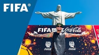 &#39;X Factor&#39; singer on tour with Trophy