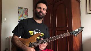 Como tocar a introduy§y£o de Sea Of Lies - Symphony X (How to Play Intro)