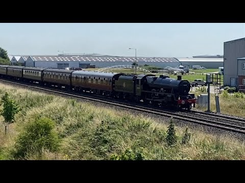 45690 Leander hauls the north Wales coast express!