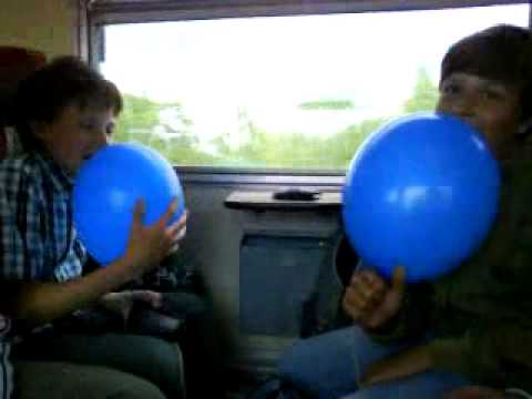 Dva modré balóóónky!