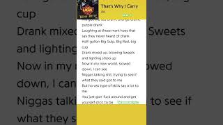 That’s Why I Carry UGK Ridin Dirty Verse 3
