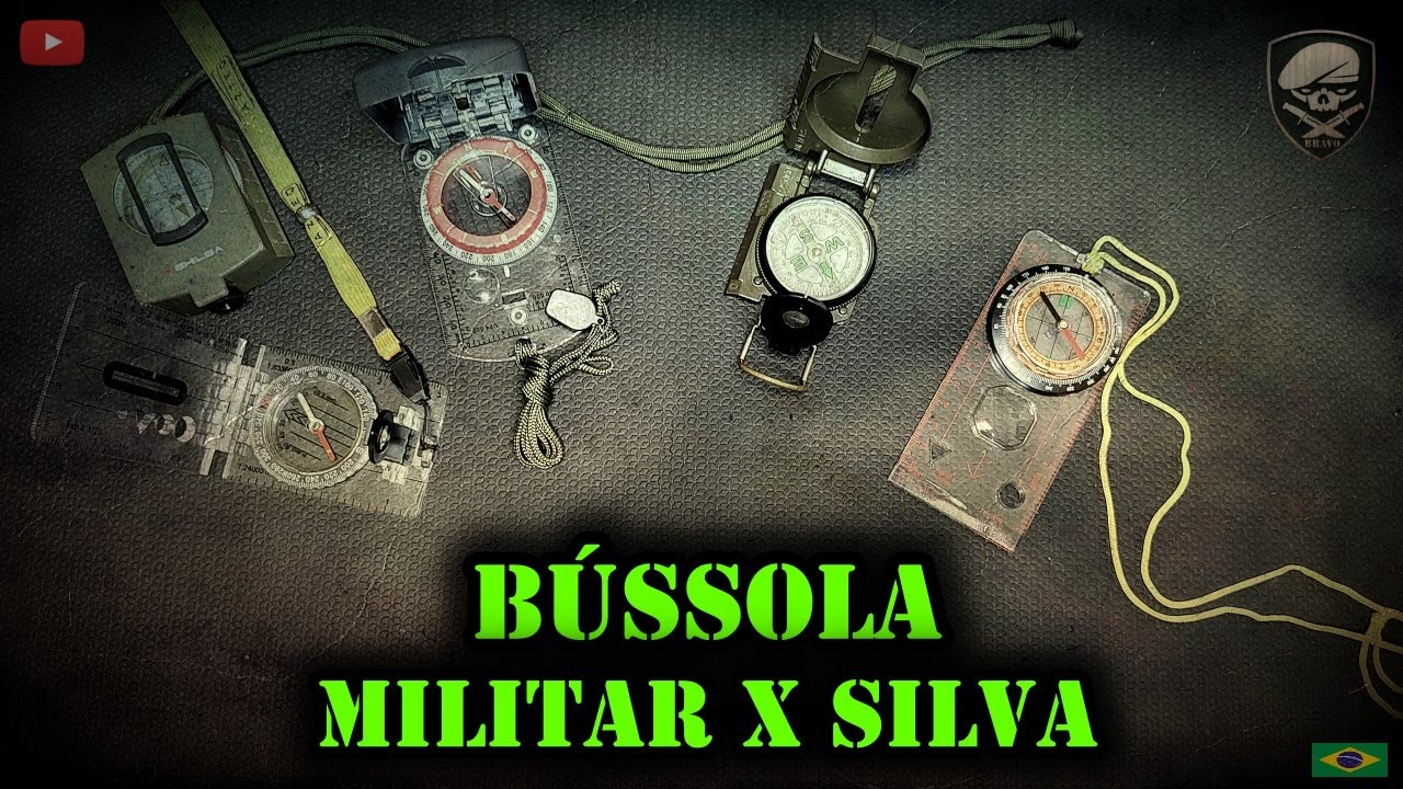 Bússolas Militar x Silva - Como utilizar
