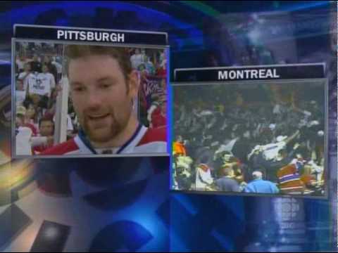 Montreal Canadiens Eliminates Pittsburgh Penguins (Post-Game Celebration)