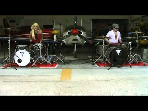 Ke$ha - Tik Tok - Twin Drum Cover - Simone Morettin Feat Carlo Amendola