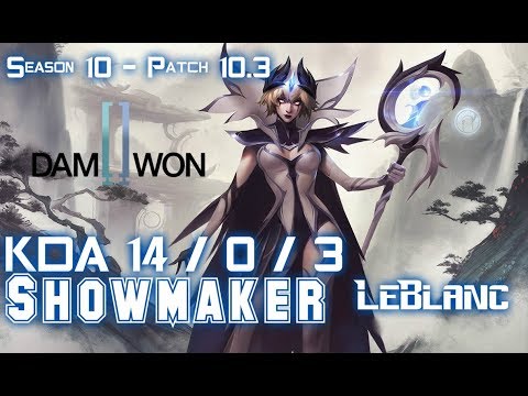 DWG Showmaker LEBLANC vs VARUS Mid - Patch 10.3 KR Ranked