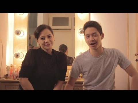 My son does my make-up.