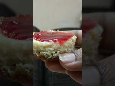 Mini cheesecake, baked cheesecake #cheesecake #yummy #shorts #ytshorts