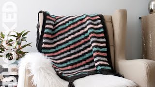 How to Tunisian Crochet a Blanket Step-by-Step