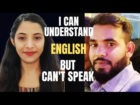 I can understand English but can't speak #english #spokenenglish