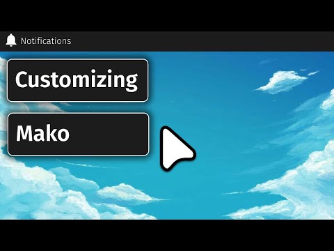 How to customize Mako Notification Daemon