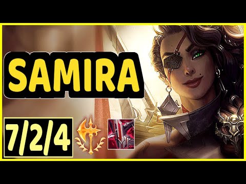 YUUKI60 (SAMIRA) - 7/2/4 KDA BOTTOM ADC GAMEPLAY - EUW Ranked DIAMOND