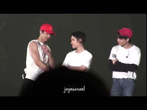 180714 Kai watching Chansoo interaction [Kaisoo jealous moment 100%]