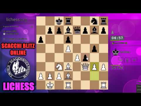 SCACCHI Partite Online 47 - lichess.org - Finta e penetrazione sulla fascia - LIVE