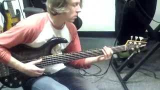 Marc Shadow on bass in L.A. @ Studio of Mr Charles 