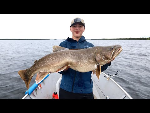 Big Misekumaw Lake Trout! - YouTube