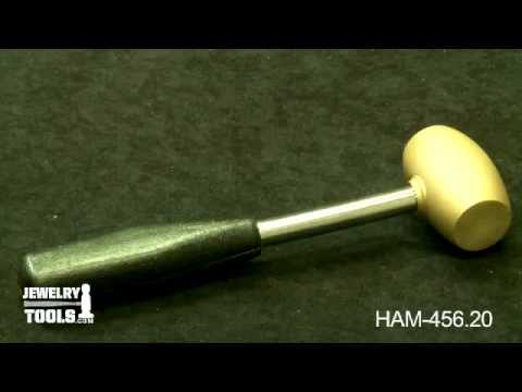 HAM-456.20 - Brass Hammer, 2 Pounds - Jewelry Tools Demo