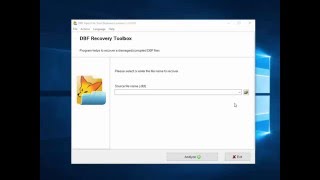 DBF Open File Tool Manual