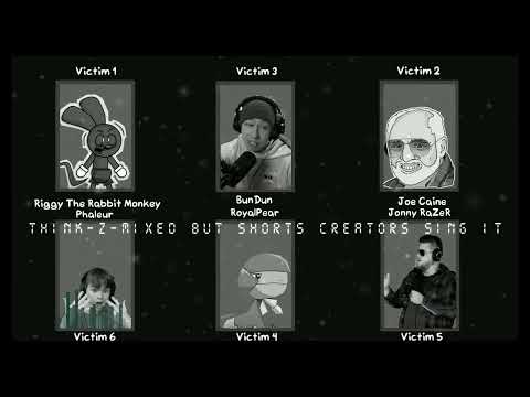 FNF Think-Z-Mixed but Youtube Shorts Creators sing it