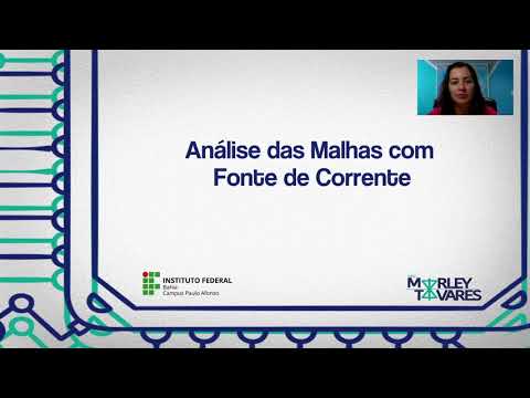 8.  Análise das Malhas com Fonte de Corrente