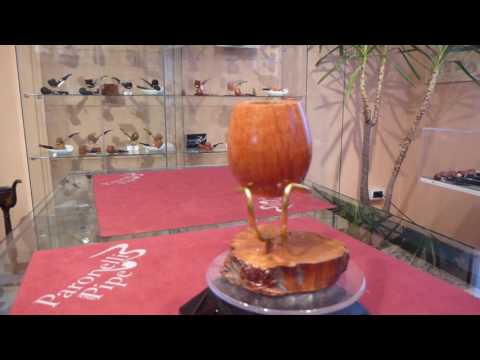 Pipa in radica bent fatta a mano - www.paronellipipe.it