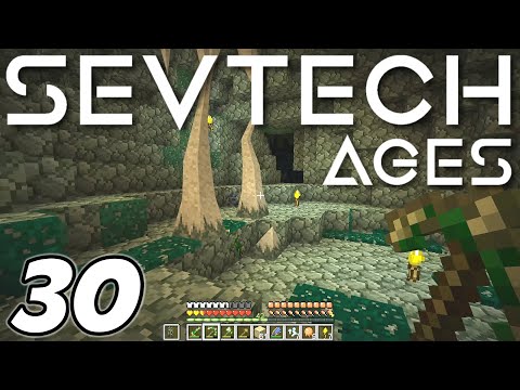 Minecraft - Exploring Caverns in the Betweenlands!! - Minecraft Sevtech: Ages Ep 30