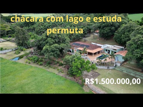 Chácara com lago, nascente, pasto a venda na região Bragantina estuda permuta 